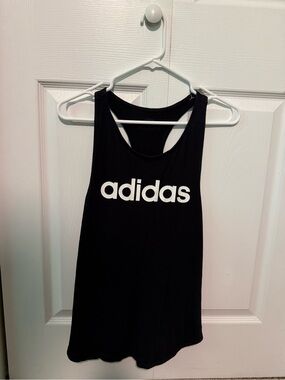 adidas Black Racerback Workout Tank Top